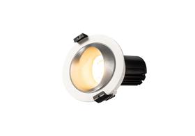 DM201158  Bonia 10 Tridonic Powered 10W 4000K 810lm 36° CRI>90 LED Engine White/Silver Fixed Recessed Spotlight, IP20